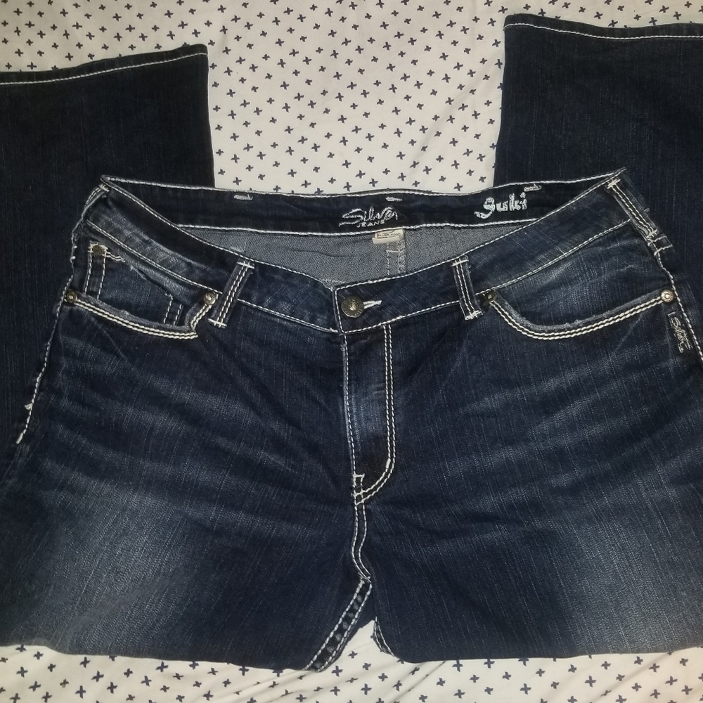 Silver brand capri Jean's size 20